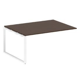 Офисная мебель Metal system Проходной элемент перег. стола на О-образном м/к БО.ППРГ-4 Венге Цаво/Белый 1600х1235х750