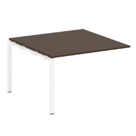 Офисная мебель Metal system Проходной элемент перег. стола на П-образном м/к БП.ППРГ-2 Венге Цаво/Белый 1200х1235х750