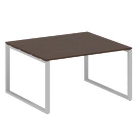 Офисная мебель Metal system Перег. стол (1 столешница) на О-образном м/к БО.ПРГ-1.3 Венге Цаво/Серый 1400х1235х750