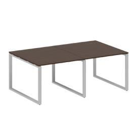 Офисная мебель Metal system Перег. стол (2 столешницы) на О-образном м/к БО.ПРГ-2.1 Венге Цаво/Серый 2000х1235х750