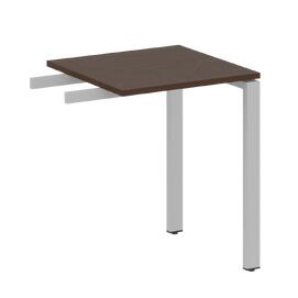 Офисная мебель Metal system Приставной элемент на П-образном м/к БП.ПР-1 Венге Цаво/Серый 600х600х750