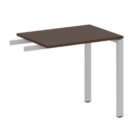 Офисная мебель Metal system Приставной элемент на П-образном м/к БП.ПР-2 Венге Цаво/Серый 800х600х750