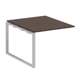 Офисная мебель Metal system Проходной элемент перег. стола на О-образном м/к БО.ППРГ-1 Венге Цаво/Серый 1000х1235х750