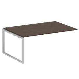 Офисная мебель Metal system Проходной элемент перег. стола на О-образном м/к БО.ППРГ-5 Венге Цаво/Серый 1800х1235х750