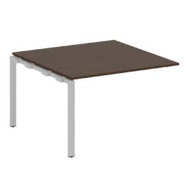 Офисная мебель Metal system Проходной элемент перег. стола на П-образном м/к БП.ППРГ-2 Венге Цаво/Серый 1200х1235х750