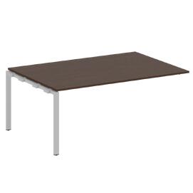 Офисная мебель Metal system Проходной элемент перег. стола на П-образном м/к БП.ППРГ-5 Венге Цаво/Серый 1800х1235х750