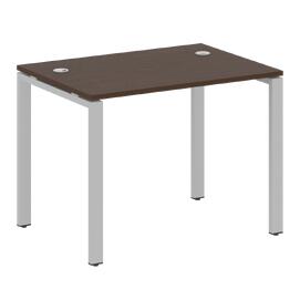 Офисная мебель Metal system Стол письменный на П-образном м/к БП.СП-1 Венге Цаво/Серый 1000х720х750