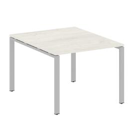 Офисная мебель Metal system Перег. стол (1 столешница) на П-образном м/к БП.ПРГ-1.1 Дуб Наварра/Серый 1000х1235х750