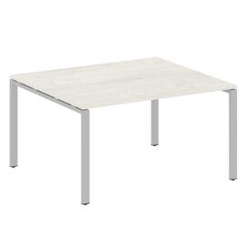 Офисная мебель Metal system Перег. стол (1 столешница) на П-образном м/к БП.ПРГ-1.3 Дуб Наварра/Серый 1400х1235х750