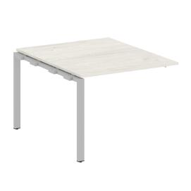 Офисная мебель Metal system Проходной элемент перег. стола на П-образном м/к БП.ППРГ-1 Дуб Наварра/Серый 1000х1235х750