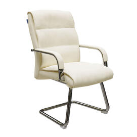 Конференц-кресло AL 750 V Экокожа слоновая кость (Ivory)