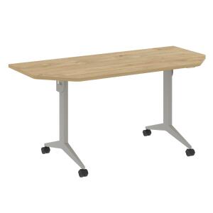Офисная мебель X-Pull Стол складной мобильный X.M-7.T2 Денвер светлый/Белый 1580х720х753