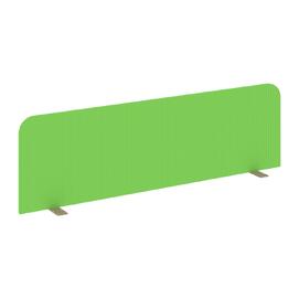 Офисная мебель Estetica Экран продольный ткань ES.TEKR.S-138 Green Lime/Латте металл 1380x18x410