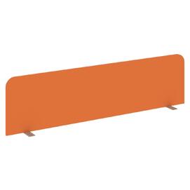 Офисная мебель Estetica Экран продольный ткань ES.TEKR.S-158 Orange/Латте металл 1580x18x410