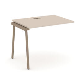 Офисная мебель Estetica Стол переговорный ES.PRG-3.4-K Тиквуд светлый/Латте металл 4740x980x750