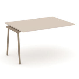 Офисная мебель Estetica Проходной наб. элемент перег. стола ES.NPRG-1.3-P Капучино/Латте металл 1380x980x750