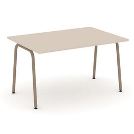 Офисная мебель Estetica Стол переговорный ES.PRG-1.3-K Капучино/Латте металл 1380x980x750