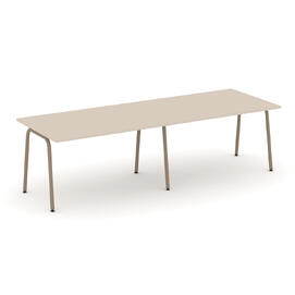 Офисная мебель Estetica Стол переговорный ES.PRG-2.3-K Капучино/Латте металл 2760x980x750