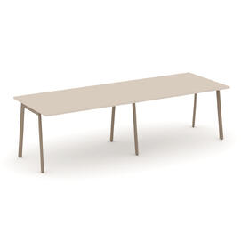 Офисная мебель Estetica Стол переговорный ES.PRG-2.3-P Капучино/Латте металл 2760x980x750