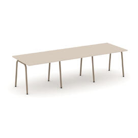 Офисная мебель Estetica Стол переговорный ES.PRG-3.1-K Капучино/Латте металл 2940x980x750