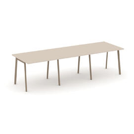 Офисная мебель Estetica Стол переговорный ES.PRG-3.1-P Капучино/Латте металл 2940x980x750