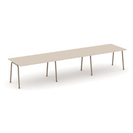 Офисная мебель Estetica Стол переговорный ES.PRG-3.3-K Капучино/Латте металл 4140x980x750