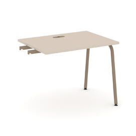 Офисная мебель Estetica Стол приставка к опорным тумбам ES.SPR-1-LK Капучино/Латте металл 980x730x750