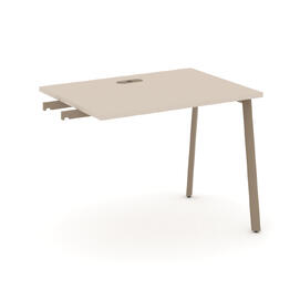 Офисная мебель Estetica Стол приставка к опорным тумбам ES.SPR-1-LP Капучино/Латте металл 980x730x750