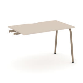 Офисная мебель Estetica Стол приставка к опорным тумбам ES.SPR-2-VK Капучино/Латте металл 1180x730x750