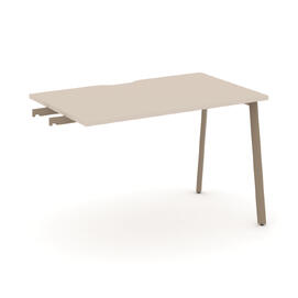 Офисная мебель Estetica Стол приставка к опорным тумбам ES.SPR-2-VP Капучино/Латте металл 1180x730x750