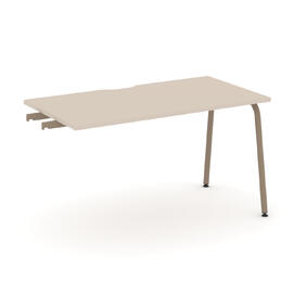 Офисная мебель Estetica Стол приставка к опорным тумбам ES.SPR-3-VK Капучино/Латте металл 1380x730x750