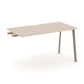 Офисная мебель Estetica Стол приставка к опорным тумбам ES.SPR-3-VP Капучино/Латте металл 1380x730x750