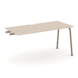 Офисная мебель Estetica Стол приставка к опорным тумбам ES.SPR-4-VK Капучино/Латте металл 1580x730x750