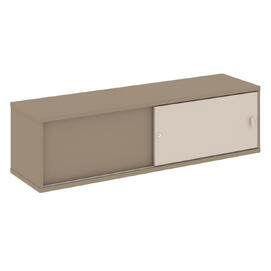 Офисная мебель Estetica Надставка на две тумбы низкая ES.NN-4.1 Латте/Капучино 1500x410x410