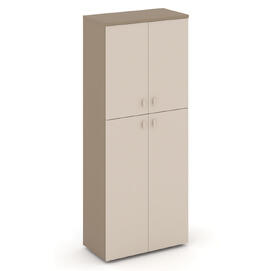 Офисная мебель Estetica Шкаф высокий широкий ES.ST-1.8 Латте/Капучино 800x420x1977
