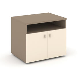 Офисная мебель Estetica Тумба сервисная ES.ТМ-1 Латте/Сатин 800x600x680