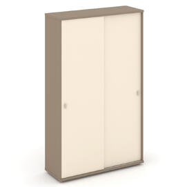 Офисная мебель Estetica Шкаф-купе для одежды ES.SHK-1.3 Латте/Сатин 1200x420x1977