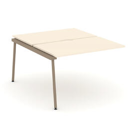 Офисная мебель Estetica Проходной наб. элемент перег. стола ES.NPRG-1.1-K Тиквуд светлый/Латте металл 980x980x750
