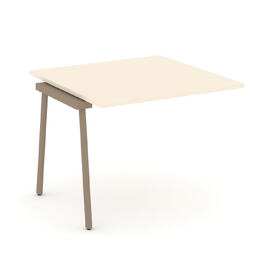Офисная мебель Estetica Проходной наб. элемент перег. стола ES.NPRG-1.1-P Сатин/Латте металл 980x980x750