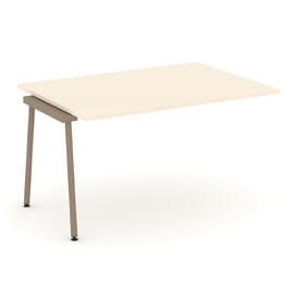 Офисная мебель Estetica Проходной наб. элемент перег. стола ES.NPRG-1.3-K Сатин/Латте металл 1380x980x750