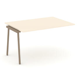 Офисная мебель Estetica Проходной наб. элемент перег. стола ES.NPRG-1.3-P Сатин/Латте металл 1380x980x750