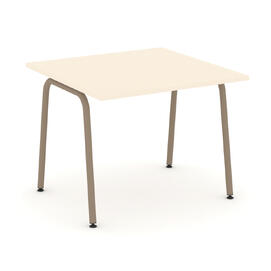 Офисная мебель Estetica Стол переговорный ES.PRG-1.1-K Сатин/Латте металл 980x980x750