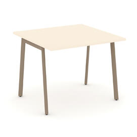 Офисная мебель Estetica Стол переговорный ES.PRG-1.1-P Сатин/Латте металл 980x980x750