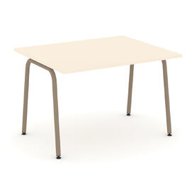 Офисная мебель Estetica Стол переговорный ES.PRG-1.2-K Сатин/Латте металл 1180x980x750
