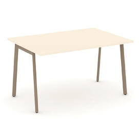 Офисная мебель Estetica Стол переговорный ES.PRG-1.3-P Сатин/Латте металл 1380x980x750