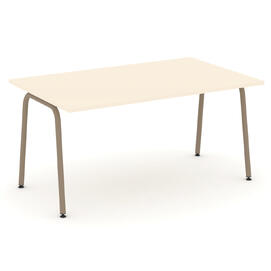 Офисная мебель Estetica Стол переговорный ES.PRG-1.4-K Сатин/Латте металл 1580x980x750
