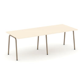 Офисная мебель Estetica Стол переговорный ES.PRG-2.2-K Сатин/Латте металл 2360x980x750