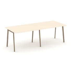 Офисная мебель Estetica Стол переговорный ES.PRG-2.2-P Сатин/Латте металл 2360x980x750