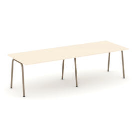 Офисная мебель Estetica Стол переговорный ES.PRG-2.3-K Сатин/Латте металл 2760x980x750