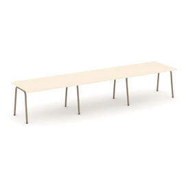Офисная мебель Estetica Стол переговорный ES.PRG-3.3-K Сатин/Латте металл 4140x980x750